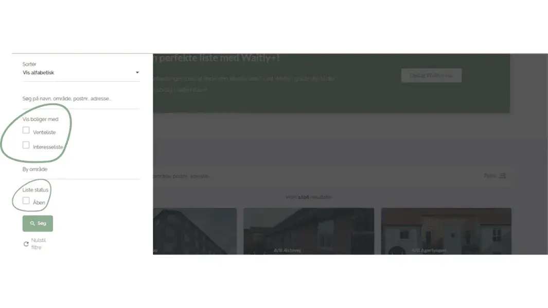 Billede af Waitly's hjemmeside