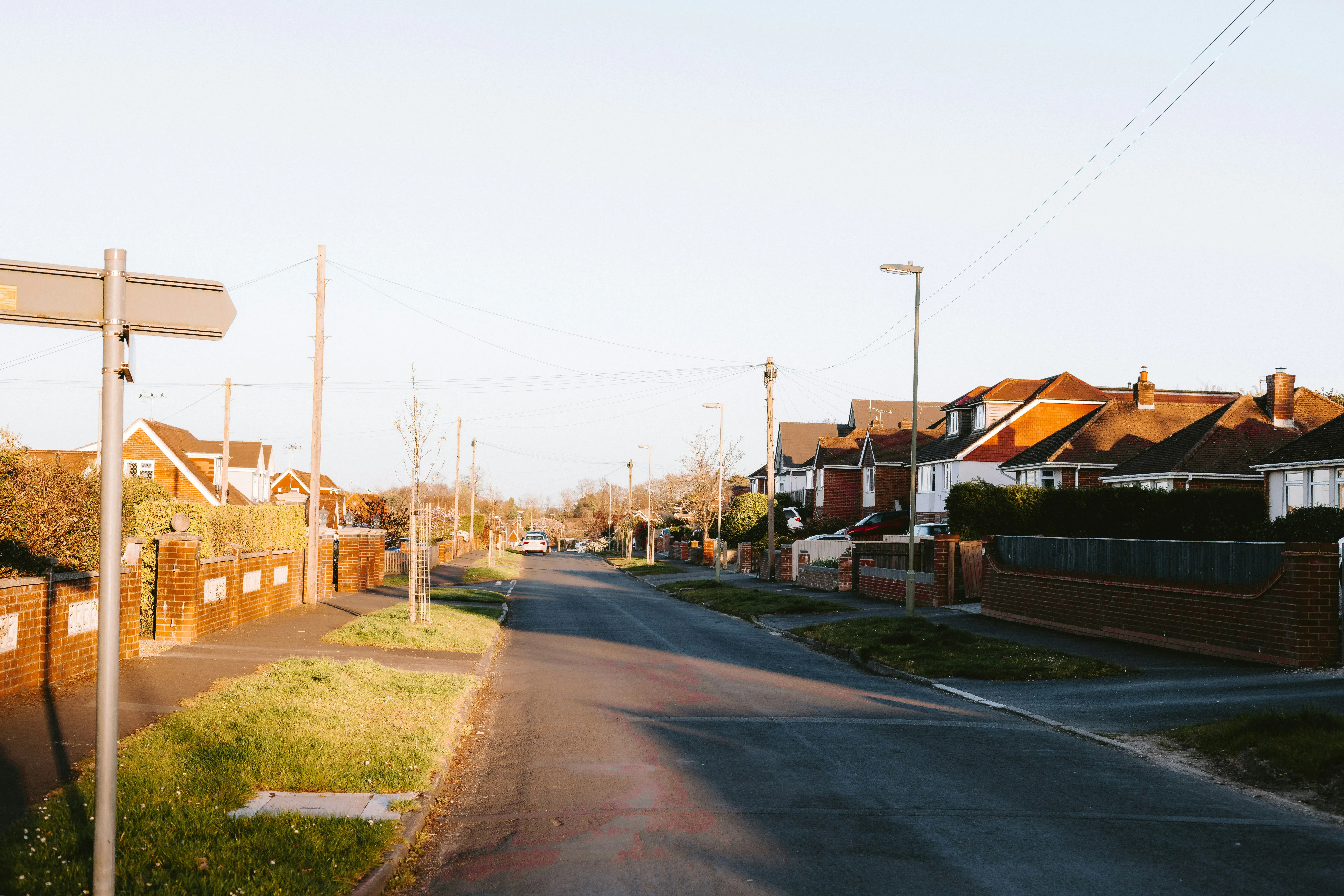 Häuser in Kleinstadt